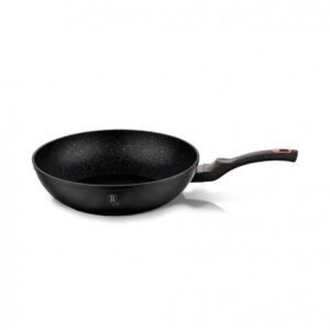 wok 28 cm black and rose collection